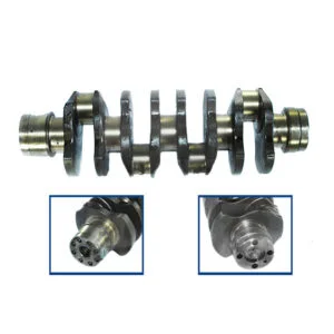OEM crankshaft for Isuzu 4HE1 and 4HE1T engines used in NPR/NQR trucks.