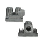 Isuzu 6HE1 air compressor cylinder head for FVR trucks, 1995–2019 model compatibility.