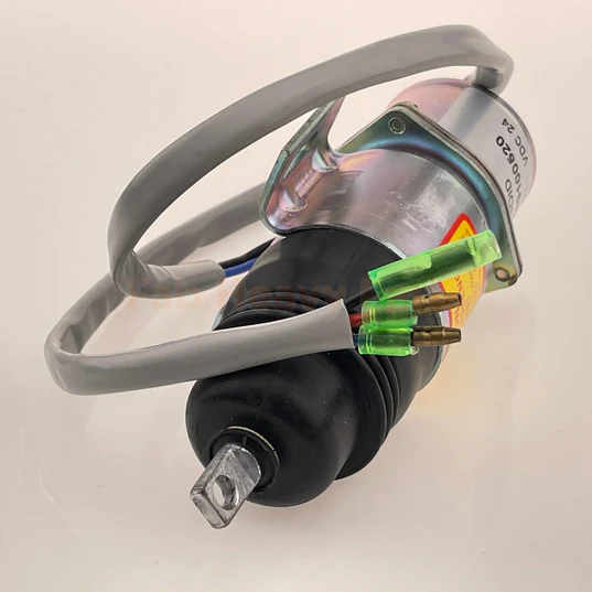 Fuel Shutoff Solenoid 1819100520 MV2-17A Fits Isuzu 4JG1 4JG2 6BG1 6BB1 Engine, 24V - Image 2