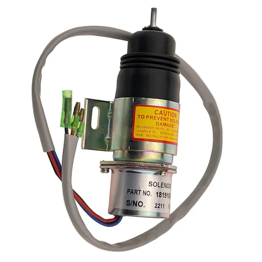 Fuel shutoff solenoid 1819100520 MV2-17A Isuzu 24V